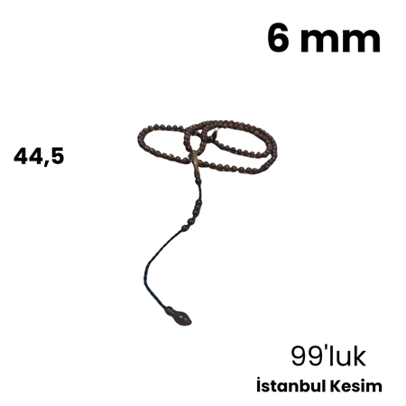 Kuka Tesbih  6 MM 99'LUK