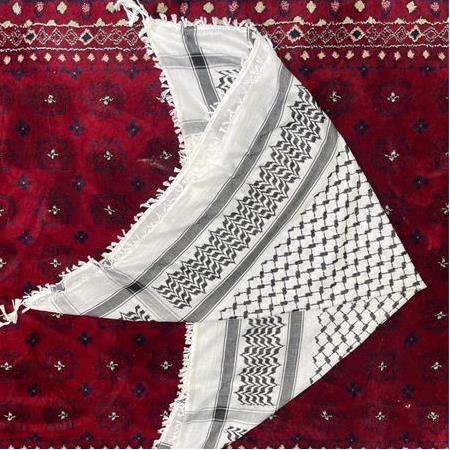 Püsküllü Pamuklu Puşi Kefiye Şal
